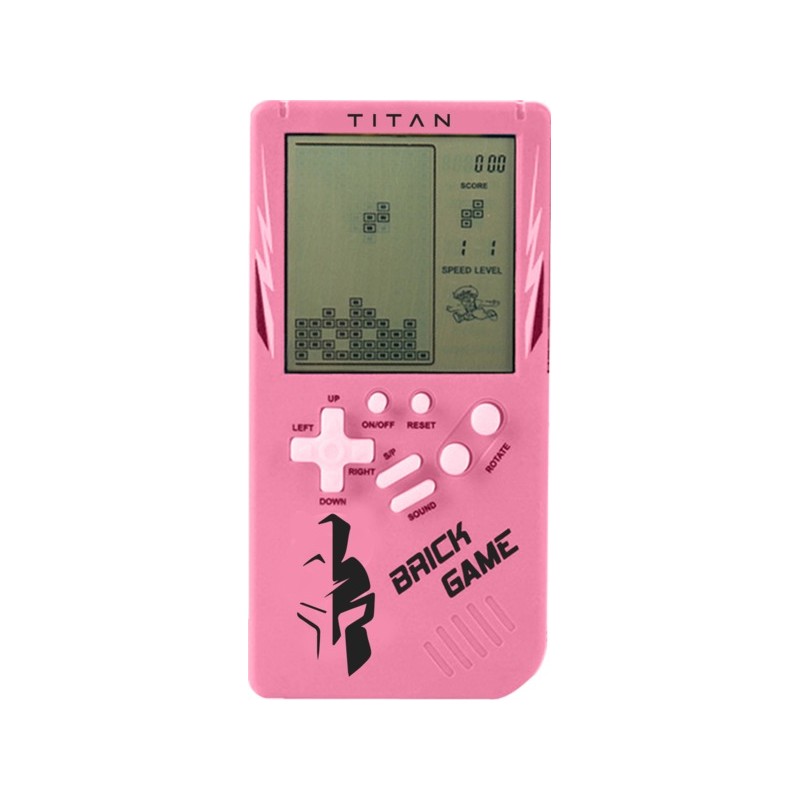 Titan - Brick Game Portable - Pink - GeeWiz