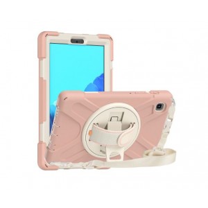 Tuff-Luv Armour Jack Rugged Case for Samsung Galaxy A7 Lite (includes Armstrap and Hand Strap) SM-T220/T225 - Pink