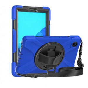 Tuff-Luv Armour Jack Rugged Case for Samsung Galaxy A7 Lite (includes Armstrap and hand strap) SM-T220/T225 - Blue