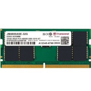 Transcend DDR5-4800 Unbuffered SO-DIMM 32 GB Memory