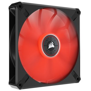 Corsair - ML140 LED Elite Red Premium 140mm PWM Magnetic Levitation Fan