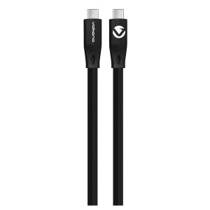 Volkano Slim Series Type-C to Type-C Cable -  Black - 1.2m