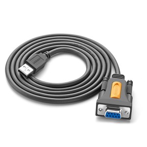 UGreen 1.5m USB to Serial RS-232 9-pin Converter Cable  - Grey