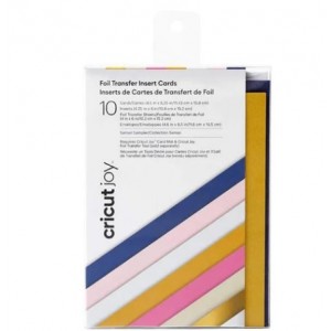 Cricut 2009224 Joy Insert Cards 114 Cm X 159 Cm 10-Pack (Sensei Sampler) With Foil Sheets