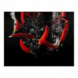 Parrot Chilli Hob Splashback - 898 X 700 X 6mm