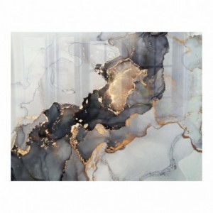 Parrot Ink Constrast Hob Splashback (898 X 700 X 6mm)