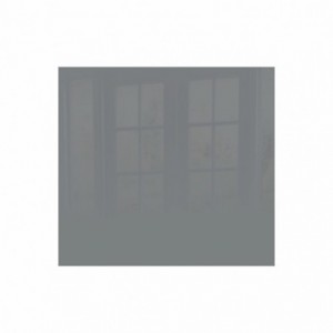 Parrot Metallic Silver Hob Splashback - 598 X 650 X 6mm