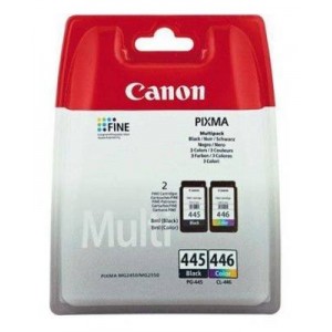 Canon PG-445 Black + CL-446 Color Multi-pack Cartridge