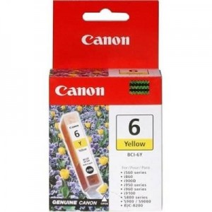 Canon BCI-6Y Yellow Ink Tank Cartridge