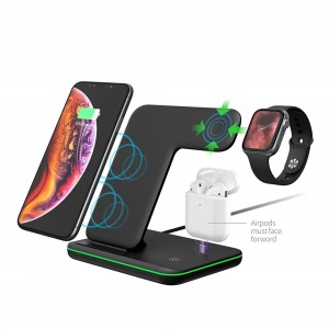 Wireless 3 in 1 Charging Stand -  Apple / Huawei / Samsung / Cellphones / Smartwatchs / Airpods