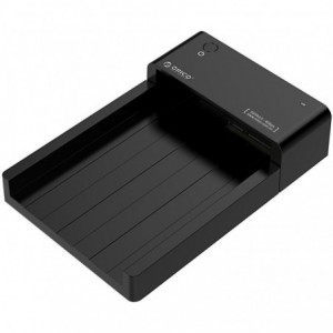 Orico 1 Bay USB3.0 2.5″/3.5″ HDD|SSD Horizontal Dock – Black