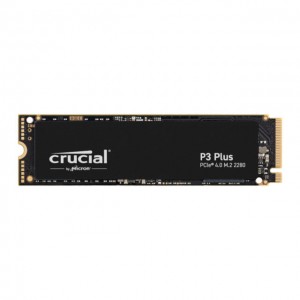 Crucial P3 PLUS 500GB Gen4 PCIe M.2 NVMe SSD – Black