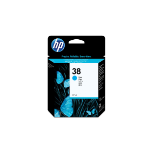 HP 38 Cyan Pigment Original Ink Cartridge With Vivera