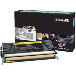 Lexmark XS748 Yellow High Yield Return Programme Toner Cartridge