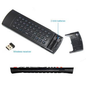 Rii 3in1 Multi-function Fly Mouse Mini Wireless Keyboard Infrared Remote Control-MX3-M  