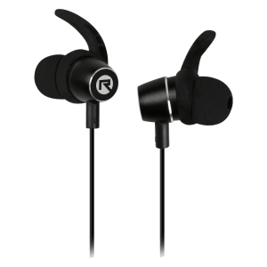 Rocka Luxe Plus Bluetooth Earphones with Micro SD Card Slot - Black