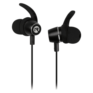 Rocka Luxe Plus Bluetooth Earphones with Micro SD Card Slot - Black