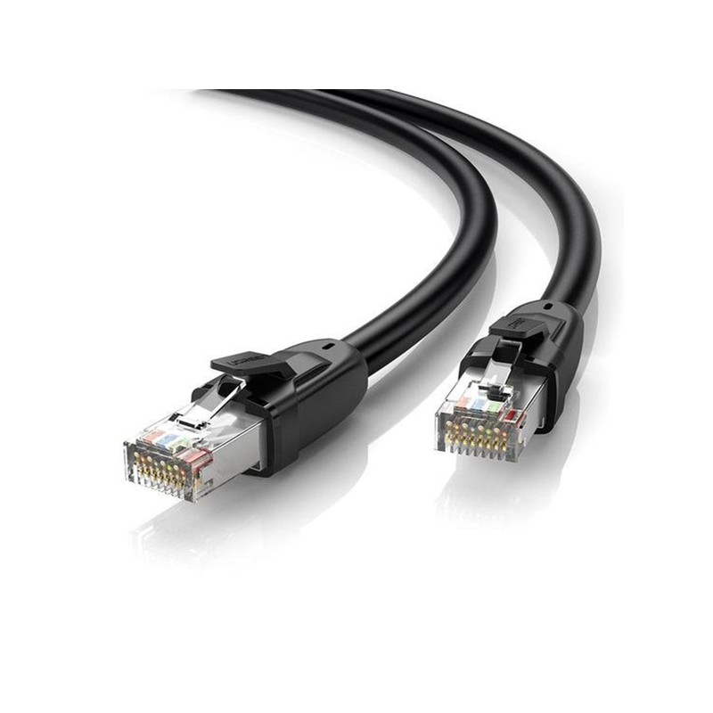 Ugreen - CAT8 S/FTP 5m Ethernet Cable - Black - GeeWiz