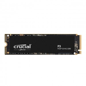 Crucial P3 2TB PCIe Gen3 M.2 NVMe SSD – Black