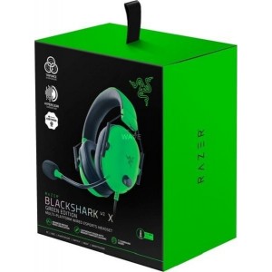 Razer - Blackshark V2 X Gaming Headset - Green Edition (PC/Gaming)