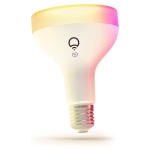 LIFX Nightvision 1100 Lumen BR30 Bulb - RGBW / Voice compatible with Alexa- Siri- and Google Assistant