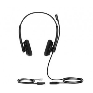 Yealink YHS34-Lite-Dual Wired Headset with QD to RJ-9 Port
