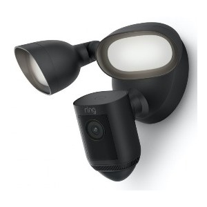 Ring - Floodlight Camera Wired Pro - Black - MEA