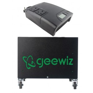 Crystal 2400VA Inverter Trolley + 2x 100AH LITHIUM Batteries (12 HOUR BATTERY LIFE) KIT - 1440W (+-4000 cycles) With LITHIUM Battery