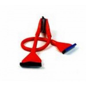 Vantec 60cm (24") Rounded ata133 Ide Cable with Pull Tab - Red