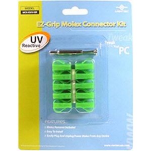Vantec EZ-Grip Molex Connector Kit - UV Reactive Green