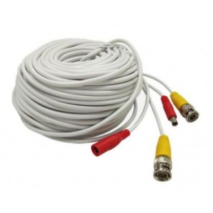 Patrol 30m Video and Power Extension Cable - White