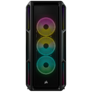 Corsair - iCUE 5000T RGB Tempered Glass Mid-Tower ATX PC Case - Black