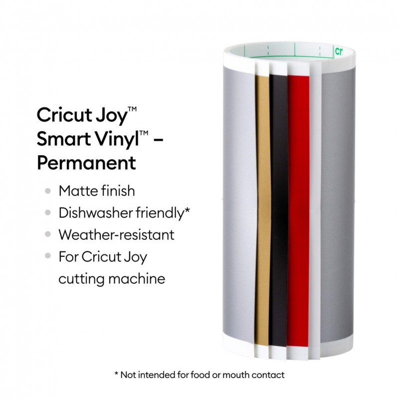 Cricut Joy Smart Label Permanent Writable Vinyl 5.5x13 White