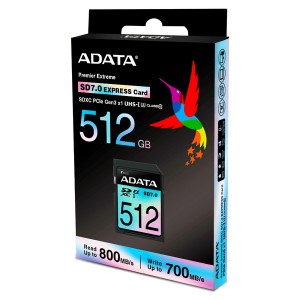 Adata 512GB SDXC UHS-I Class 10 Premier Extreme Memory Card