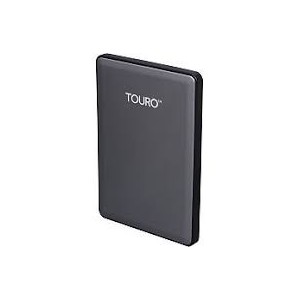 Hitachi Touro S Ultra- 500GB- 7200rpm- USB 3.0- Portable External HD- Gray