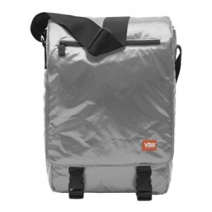 Vax ENtenza - 12" Netbook Messenger Bag - Bright Silver Umbrella Polyester