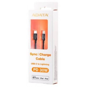 Adata Black USB Type-C to Lightning 8 pins Sync+Charge i-Cable