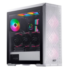 Adata Defender - with Magnetic Meshed Front Panel- Computer Chassis - White