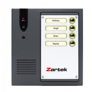 Zartek ZA-654 Digital Wireless Four Button Gate Intercom - 4 Button