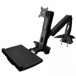 Aavara WS210 WorkStation Freestyle for 1x LCD + 1x Keyboard/Mouse Tray