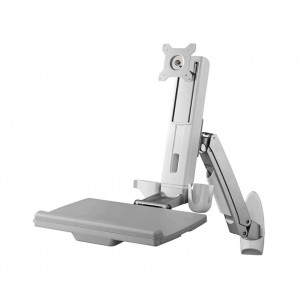 Aavara WSF110 Free Style Workstation Combo System  - Single Monitor w/ 2 Pivot