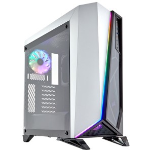 Corsiar Carbide Series Spec Omega ATX Gaming Chassis - Black/White (RGB Lighting)
