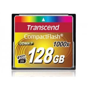 Transcend Ultra Performance 128GB 1000x Speed Compact Flash Card