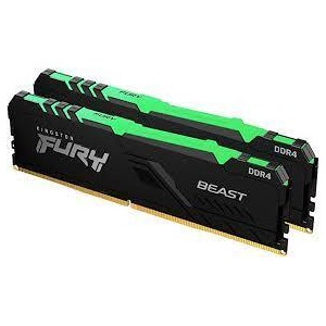 Kingston Technology KF436C17BWAK2/16 RGB Fury Beast Special Edition DDR4-3600 CL17 16GB (8GB x 2 kit) 1.35 - 288pin Memory Module