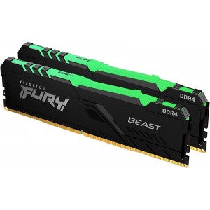 Kingston KF432C16BWAK2/32 RGB Fury Beast Special Edition DDR4-3200 CL16 32GB (16GB x 2 kit) 1.35V - 288pin Memory Module