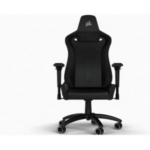 Corsair TC200 Gaming Chair – Plush Leatherette – Black/Black