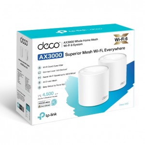 TP-Link Deco X50 AX3000 Whole Home Mesh - 2 Pack