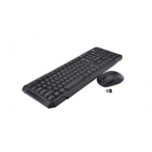 Tuff-Luv Wireless Bluetooth Keyboard &amp; Mouse Full 104 Keys – Black