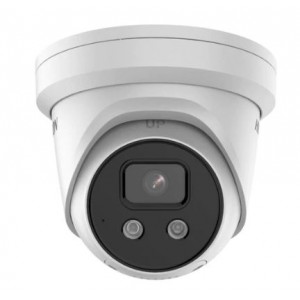 Hikvision 4MP 2.8mm AcuSense Strobe Light and Audible Warning Fixed Turret Network Dome Camera