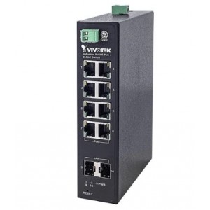 Vivotek industrial 8-port PoE Unmanaged Switch with 2-port SFP